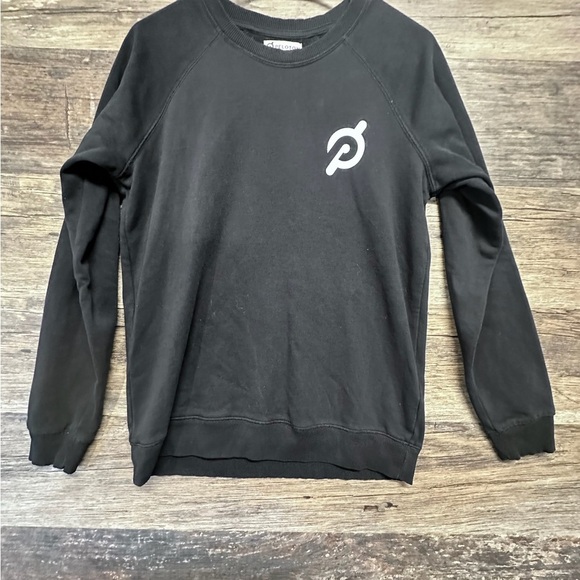 Peloton New York Black Crew Neck Relaxed Fit Sweatshirt with Logo - Picture 1 of 5